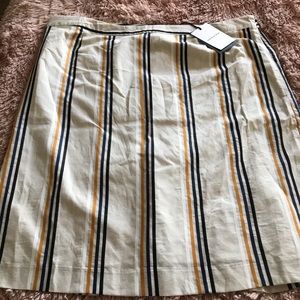 NWT Who What Wear striped lined skirt 20W